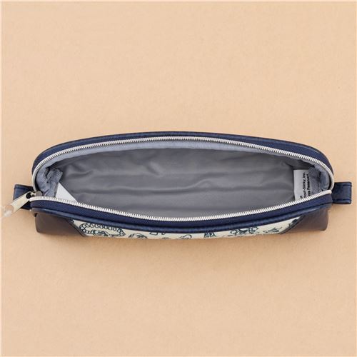 navy blue cream Toy Story Woody Buzz Jesse pencil case from Japan 8