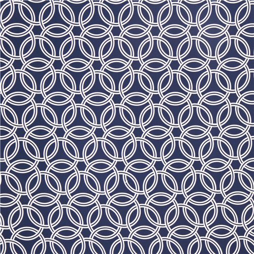 navy blue ring pattern algod�n sateen fabric Michael Miller 2