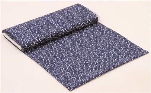 navy blue star and dot night sky fabric Rhoda Ruth by Robert Kaufman USA 6