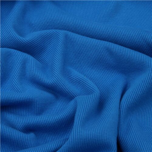 ocean blue tubular ribbed knit cuffing fabric Fabric