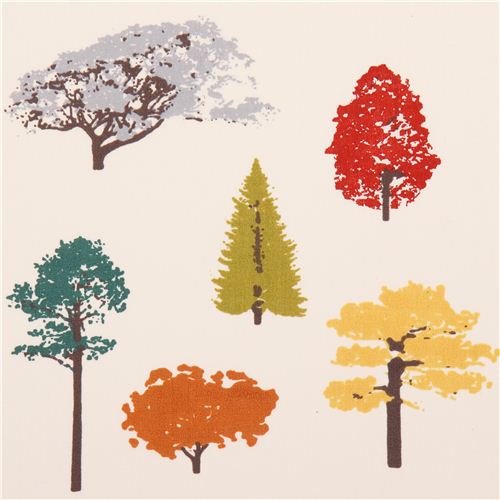 off-white Canopy tree forest poplin organic fabric birch USA 1