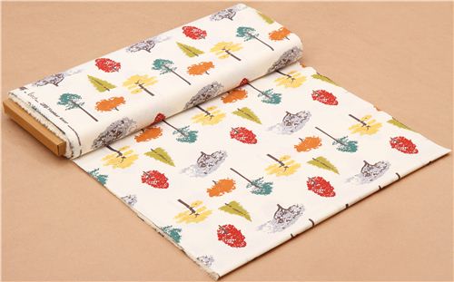 off-white Canopy tree forest poplin organic fabric birch USA 3
