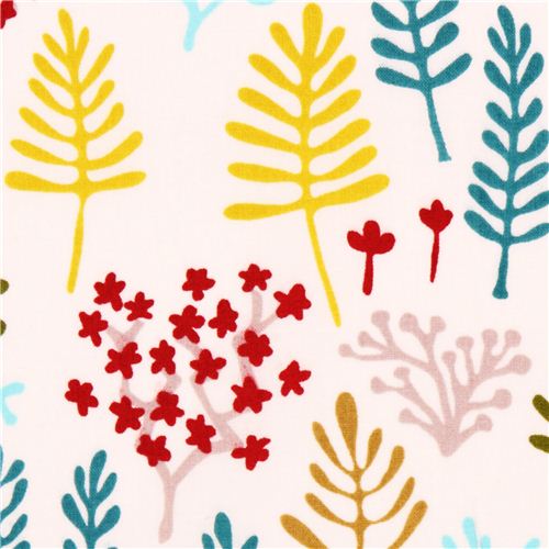off-white Cloud 9 flower organic fabric Clearing 1