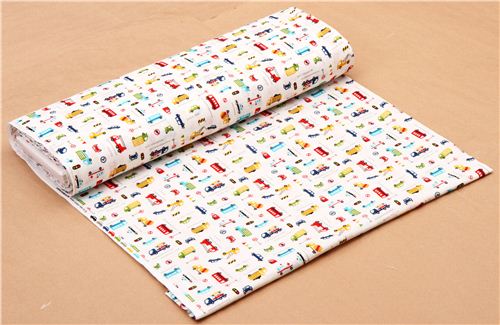 off-white Cosmo double gauze vehicle car fabric from Japan 3