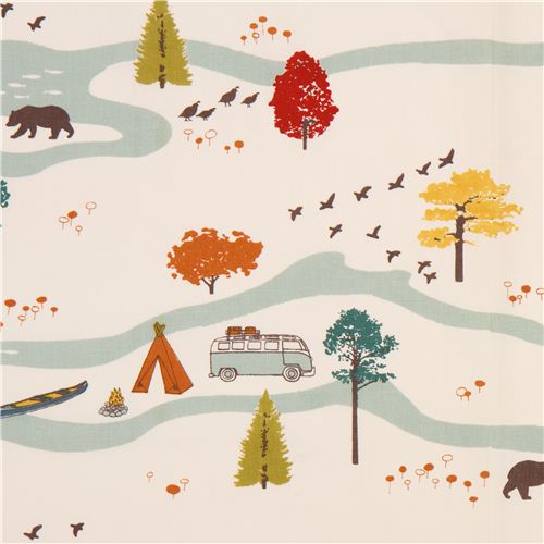 off-white Feather River Main camping forest poplin organic fabric birch USA 1