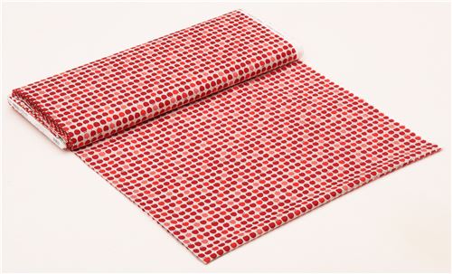 off-white Robert Kaufman red peach orange-red apple fabric 3