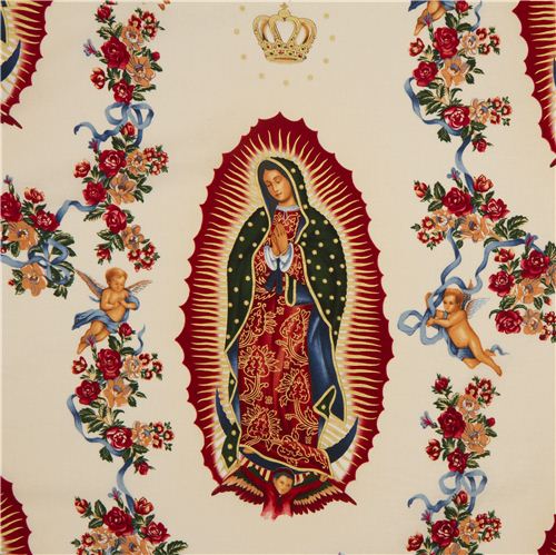 Virgin of Guadalupe Mary Fabric