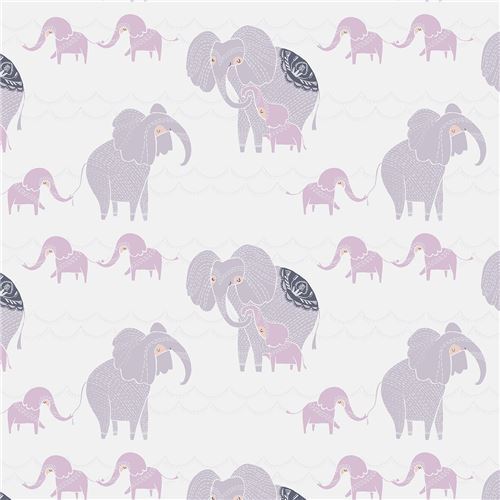 off-white fabric cute elephant animal by Dear Stella USA - modeS4u