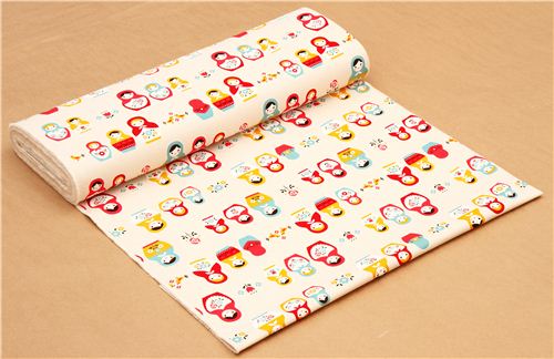 naturweier Oxford Matroschka Stoff von Cosmo aus Japan 3