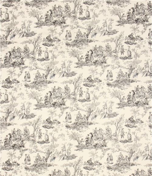 off-white skeleton skull fabric by Alexander Henry USA 2