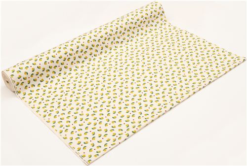 off-white snail Kokka oxford fabric from Japan 3