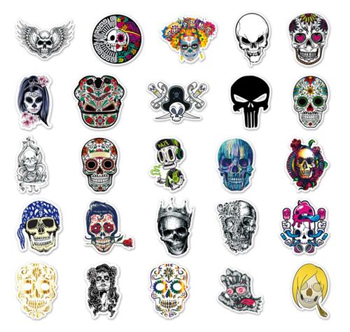 Sugar Skull Tattoo Stencils For Men