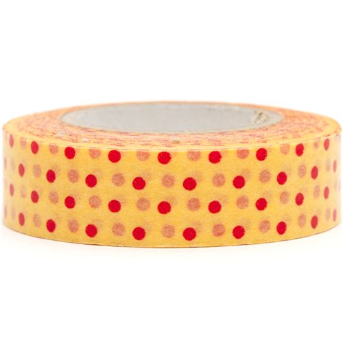 orange Washi Tape deco tape red dots modeS4u