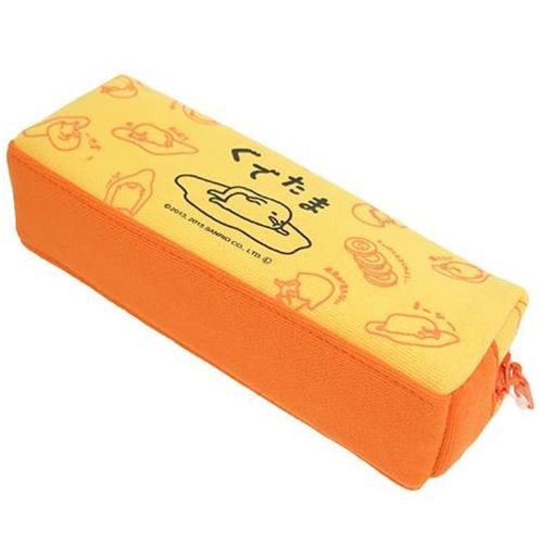 orange funny Gudetama egg yolk pencil case by Kamio from Japan modeS4u