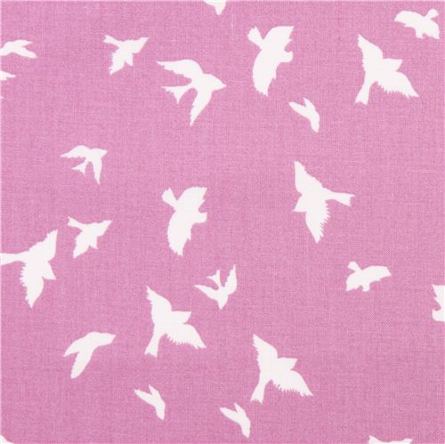 orchid bird martin fabric by Michael Miller flight USA 1