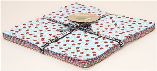 Bio-Stoff B�ndel Blumen Ten-Square Robert Kaufman 6