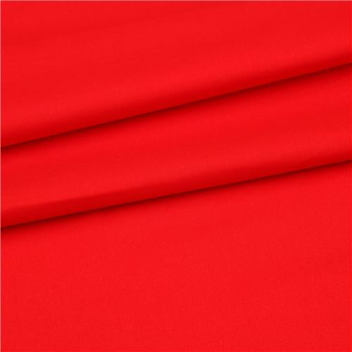 Tela ecolgica de Copenhagen Print Factory en rojo liso Tela