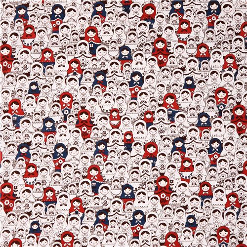 packed matryoshka Canvas fabric Cosmo Japan 2