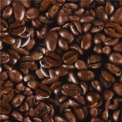 packed mini coffee bean fabric by Timeless Treasures modeS4u