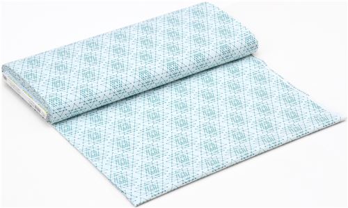 pale green Robert Kaufman fabric triangle star shape Palm Canyon 3