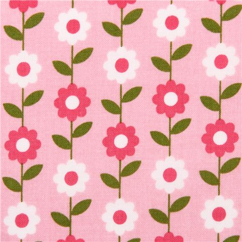 pale pink daisy flower fabric Riley Blake 'Summer Song 2' Fabric by ...