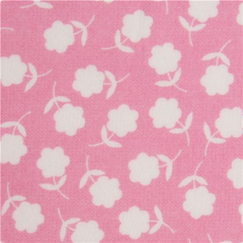 Pale Pink Flower Flannel Fabric By Robert Kaufman USA Fabric By Robert ...