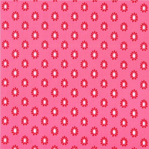 pale pink flower pattern cotton fabric by Andover USA 2