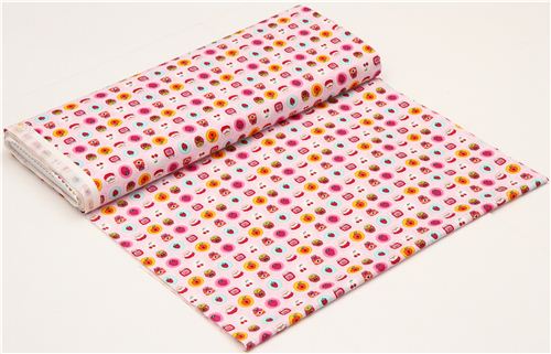 rosa Marmelade und Fr�chte Stoff von Timeless Treasures USA 3