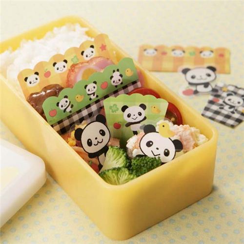 panda bear Baran divider sheets for Bento Box Lunch Box - Bento ...