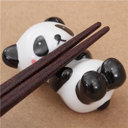 panda bear ceramic chopstick rest bento replete panda - Cutlery - Bento ...