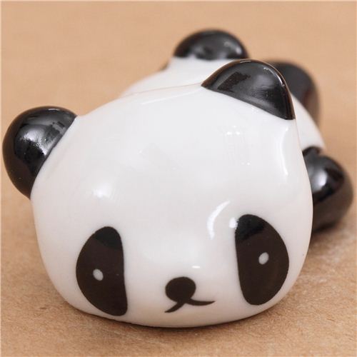 panda bear ceramic chopstick rest bento sleepy panda Cutlery Bento