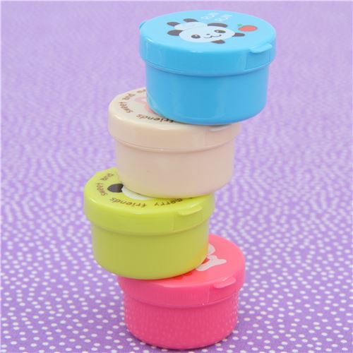 panda rabbit mini sauce containers for Bento Box Lunch Box modeS4u