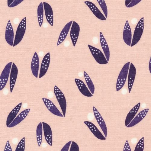 peach cute oyster pearl Cloud 9 organic cotton fabric Underwater 1