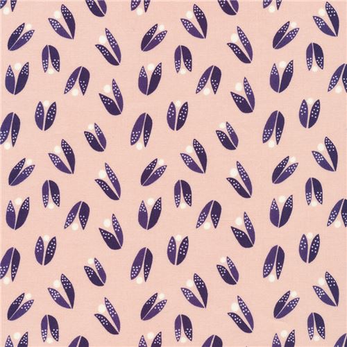 peach cute oyster pearl Cloud 9 organic cotton fabric Underwater 2