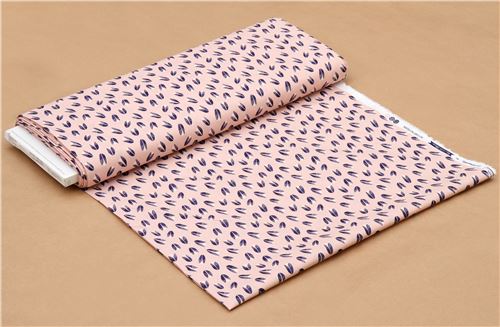 peach cute oyster pearl Cloud 9 organic cotton fabric Underwater 7