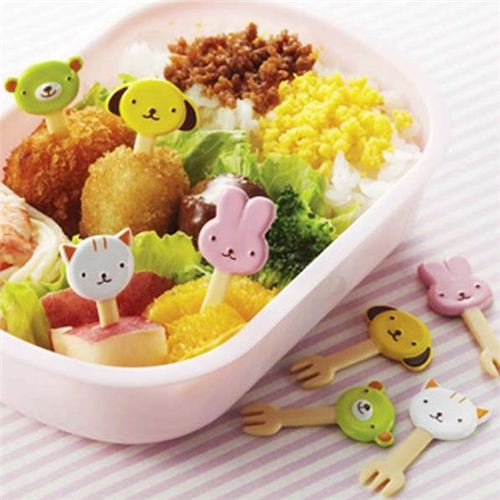 pet animals food picks forks for Bento Box Lunch Box Bento Accessories Bento Boxes Kawaii