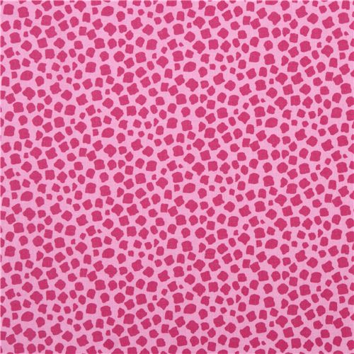 pink Giraffe Spots pattern fabric by Michael Miller USA 4