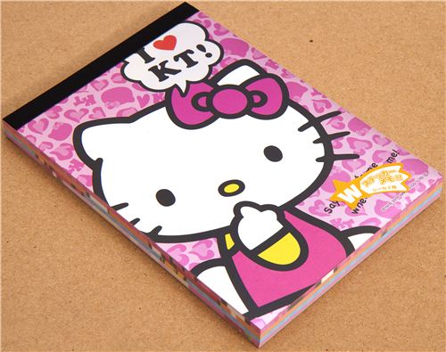 pink Hello Kitty Memo Pad from Japan kawaii - Memo Pads - Stationery ...