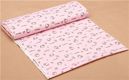 rosa Hello Kitty Oxford Stoff Fr�hst�ck Konfetti von Sanrio aus Japan 3