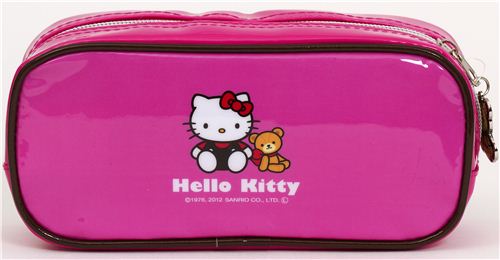 pink Hello Kitty pencil case from Japan kawaii with bear - modeS4u