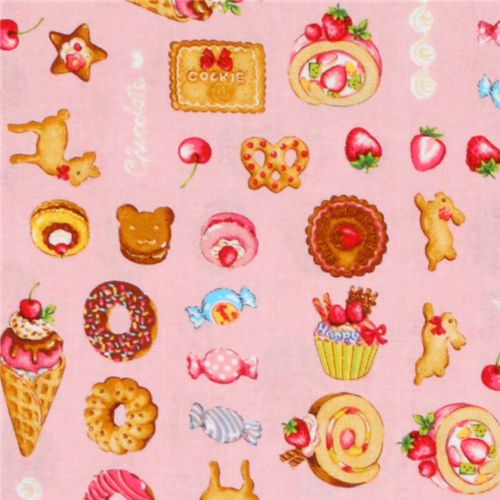 pink Japanese fabric sweets donuts Cosmo 1
