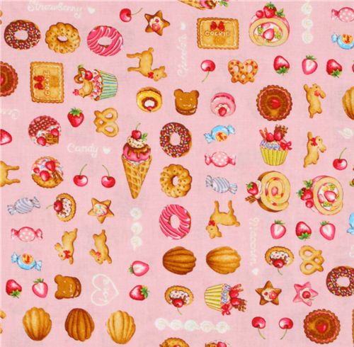 pink Japanese fabric sweets donuts Cosmo 2