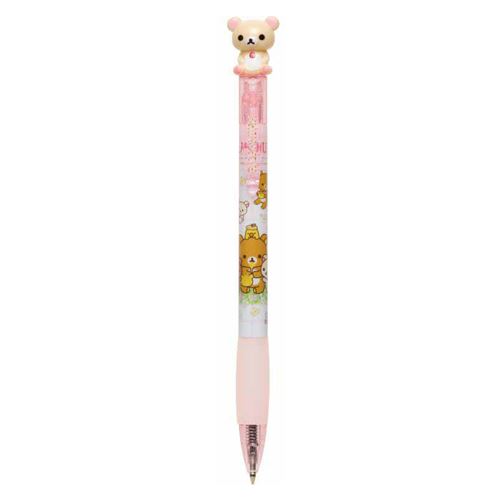 pink Korilakkuma bear glitter ballpoint pen by San-X - modeS4u