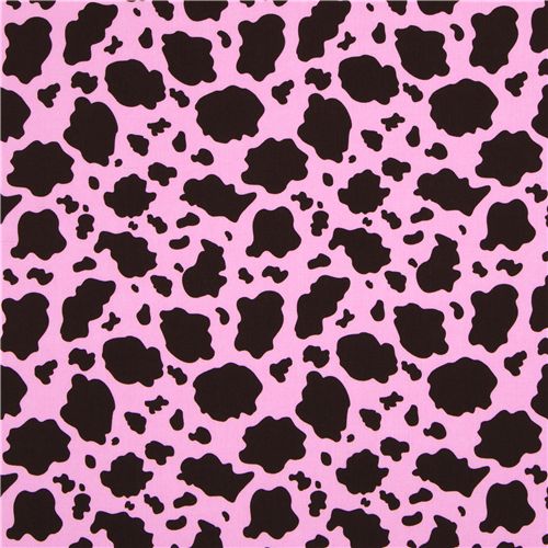 pink Michael Miller fabric pony fur spots 2