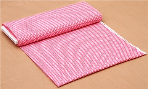 pink Michael Miller polka dot fabric Dim Dots 3