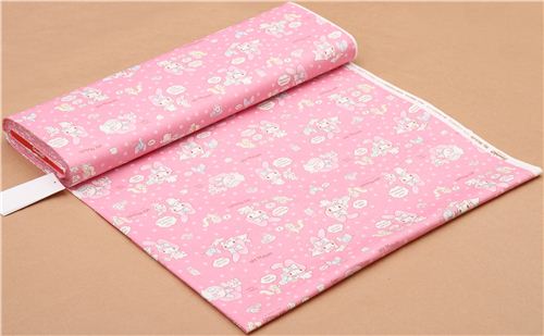 pink My Melody bunny tea plush toy Sanrio oxford fabric from Japan 3