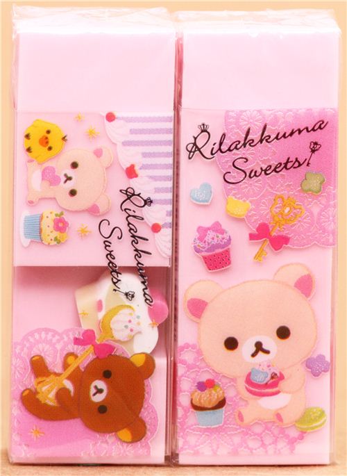 pink Rilakkuma sweets cupcake eraser modeS4u