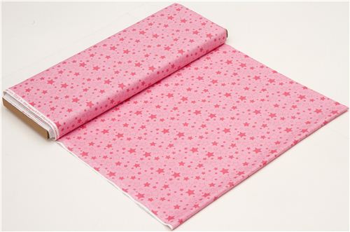 pink Riley Blake star fabric from the USA 3