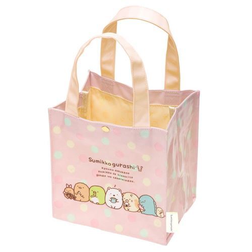 pink Sumikkogurashi colorful dot bag from Japan - modeS4u
