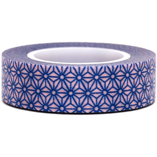 pink Washi Masking Tape deco tape blue flowers Washi Masking Tapes